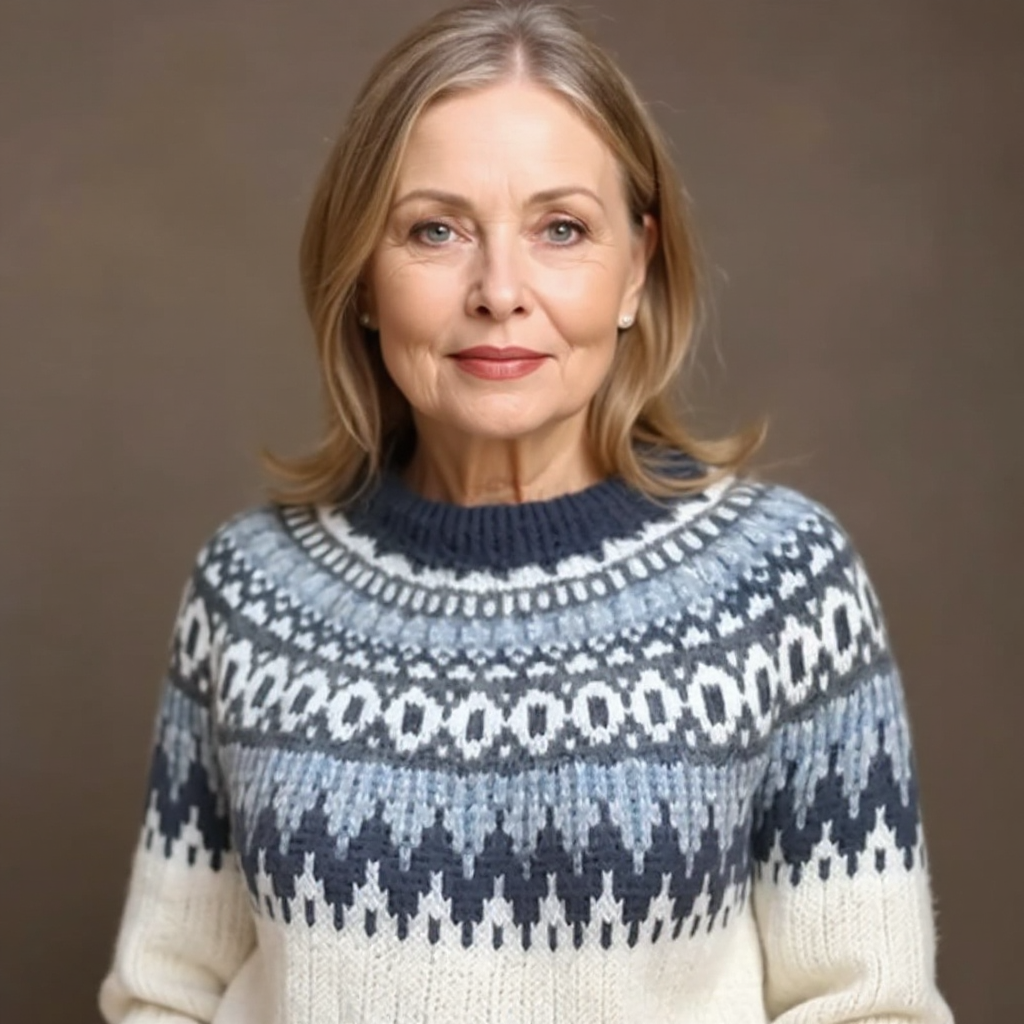Maecey | Pull Islandais Vintage