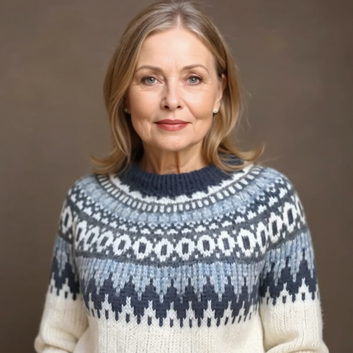 Maecey | Pull Islandais Vintage