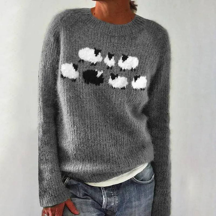 Lilou™ - Pull en laine de mouton douillet