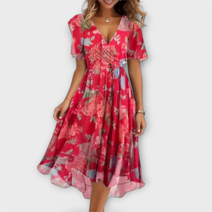 Serena - Robe femme décolleté en V