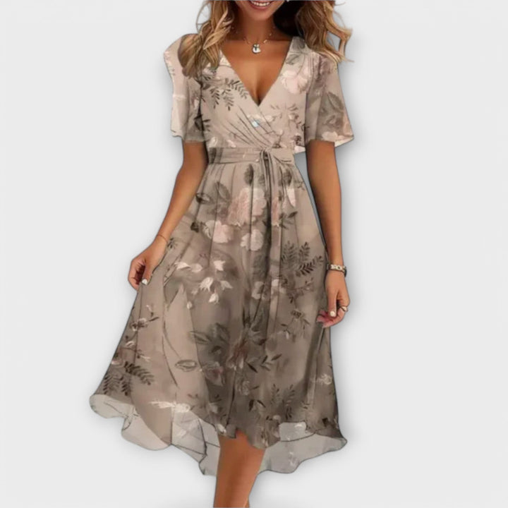 Serena - Robe femme décolleté en V