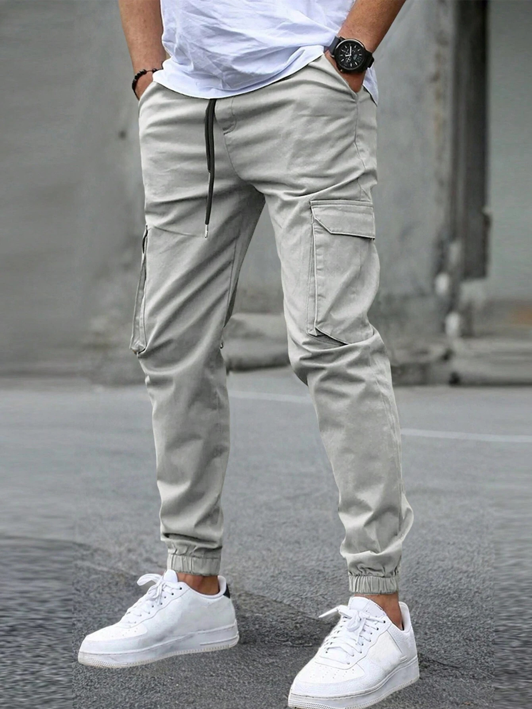 DAVIDE | PANTALONS CARGO JOGGER POUR HOMMES
