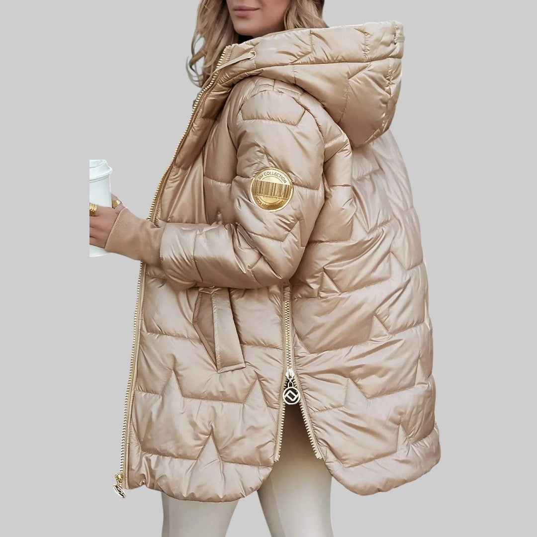 Cecilia™ | Élégant manteau d'automne avec capuche