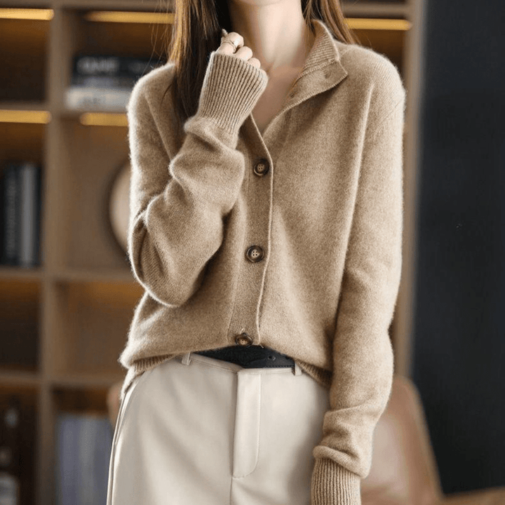 Solène™ – Cardigan en tricot de luxe