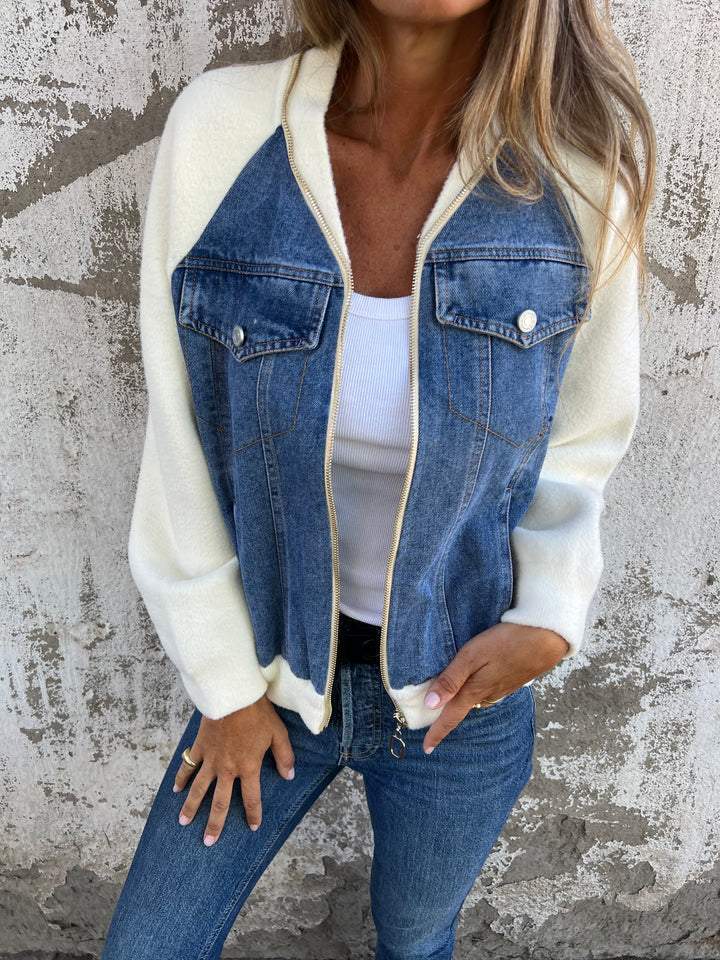 Zoe™ - Veste en Jean Élégante