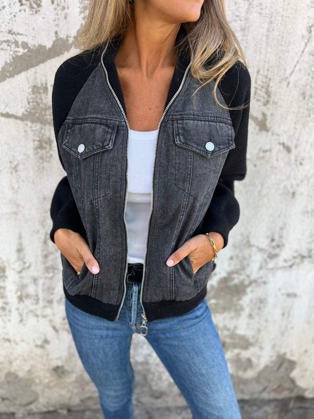 Zoe™ - Veste en Jean Élégante