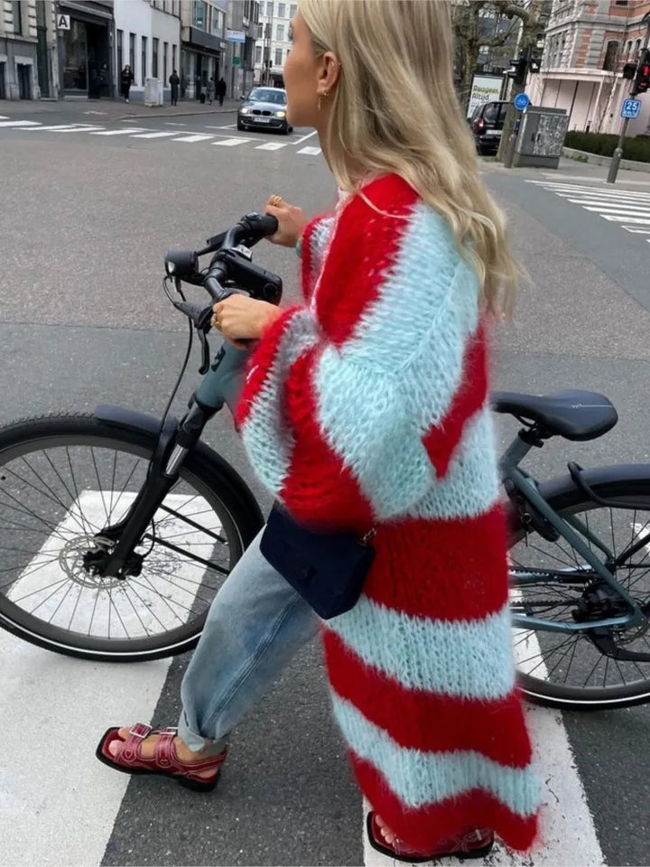Sue | Grand Cardigan Doux et Long