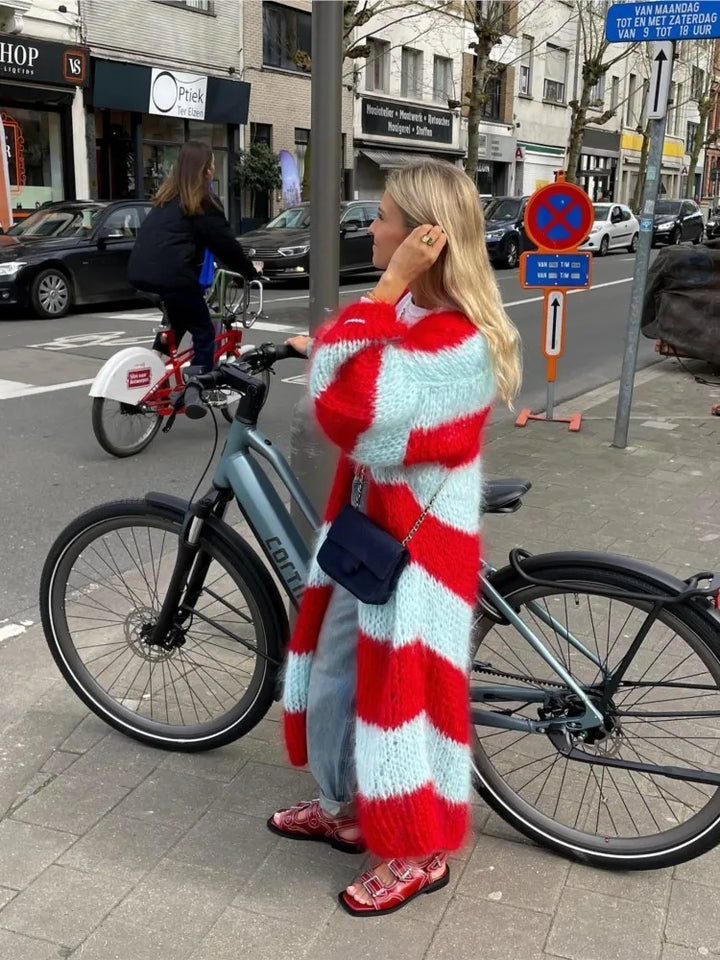 Sue | Grand Cardigan Doux et Long