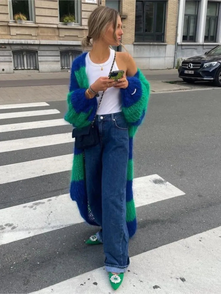Sue | Grand Cardigan Doux et Long