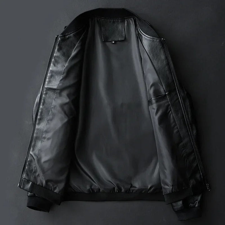 Veste en Cuir de Motard