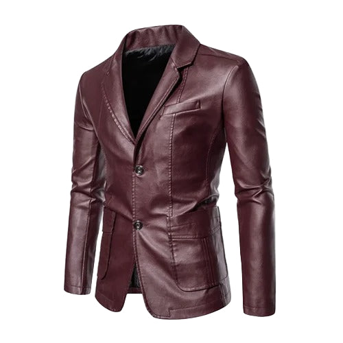 Veste en Cuir Business Casual
