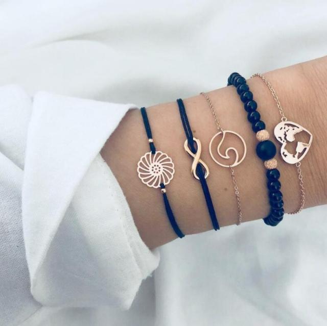 Joie - Pack Premium de 5 Bracelets Uniques