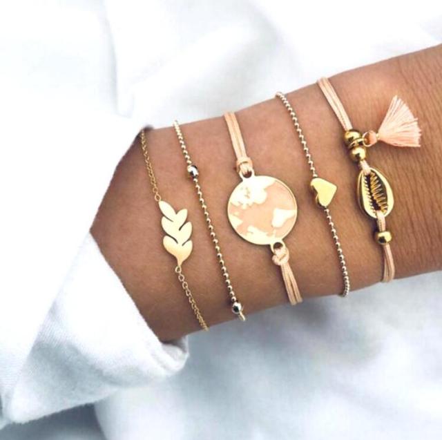 Joie - Pack Premium de 5 Bracelets Uniques