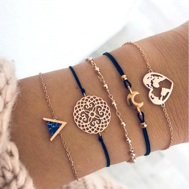Joie - Pack Premium de 5 Bracelets Uniques