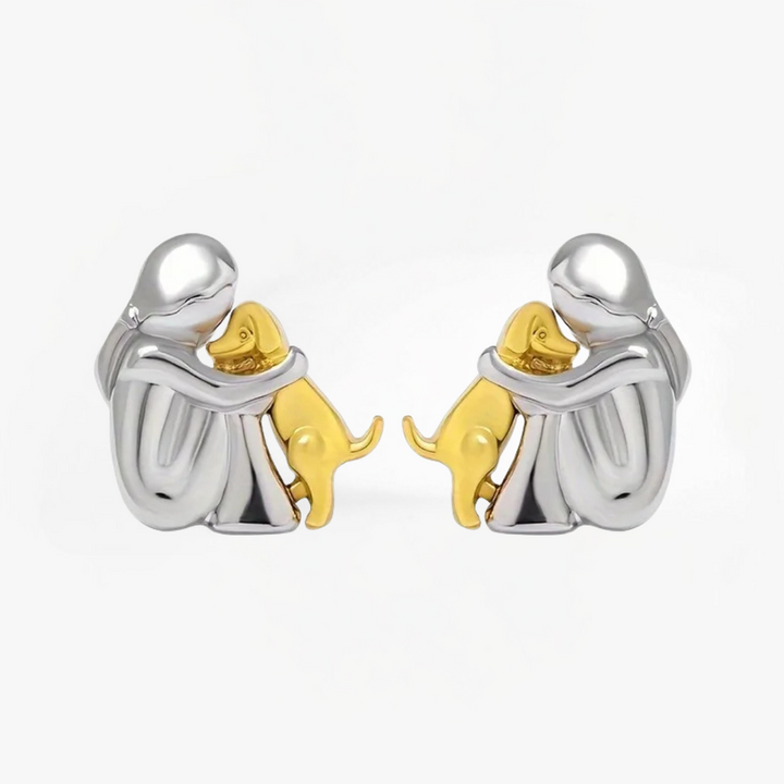 Luvare Paris™ | Boucles d'oreilles avec icône de chien