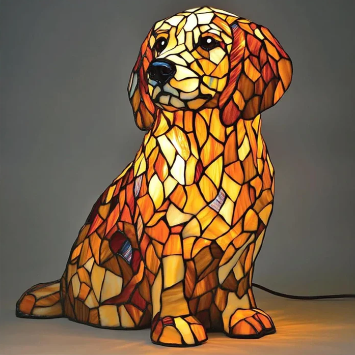 Figure de Golden Retriever Spirituel Lys