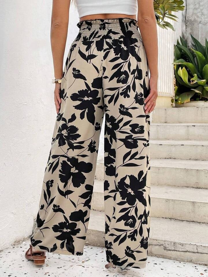 Floriana | Pantalons Amples avec Imprimé Floral